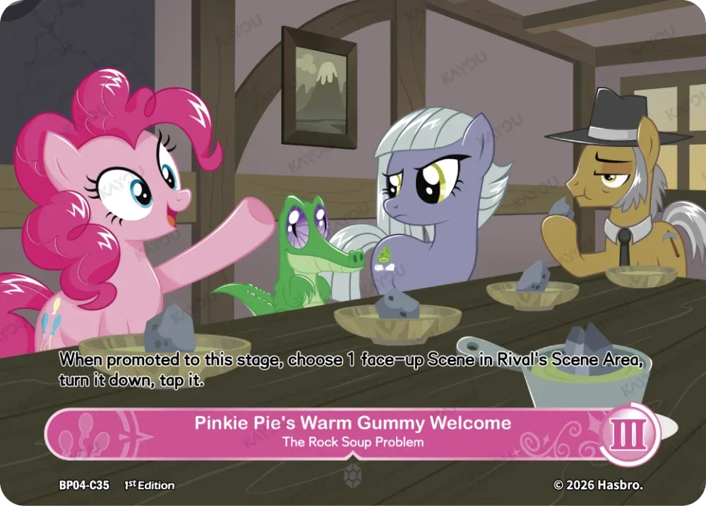 Pinkie Pie’s Warm Gummy Welcome-The Rock Soup Problem