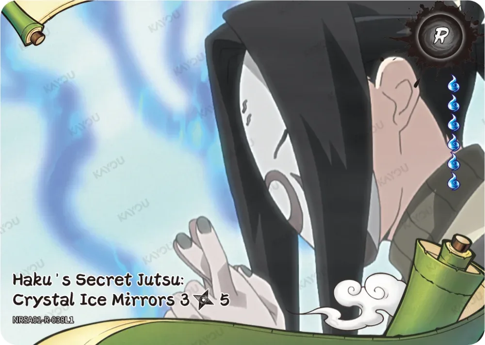 Haku's Secret Jutsu: Crystal Ice Mirrors 1/5