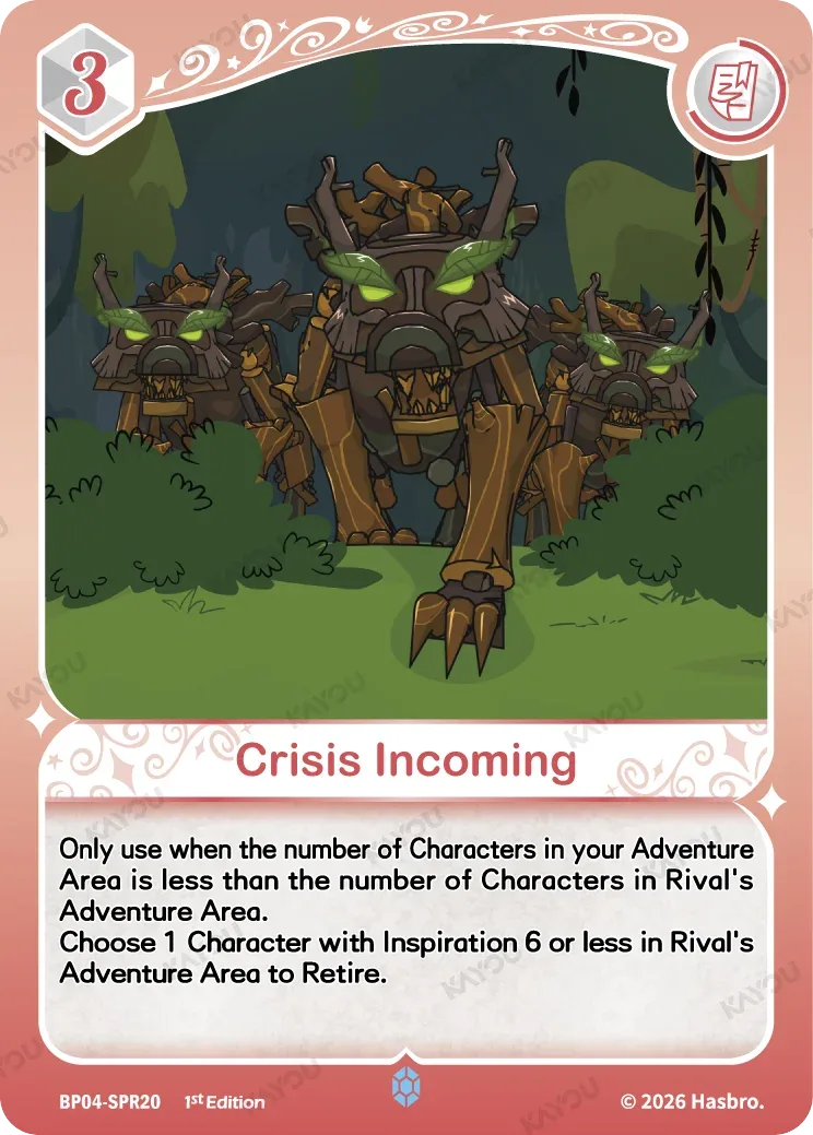 Crisis Incoming