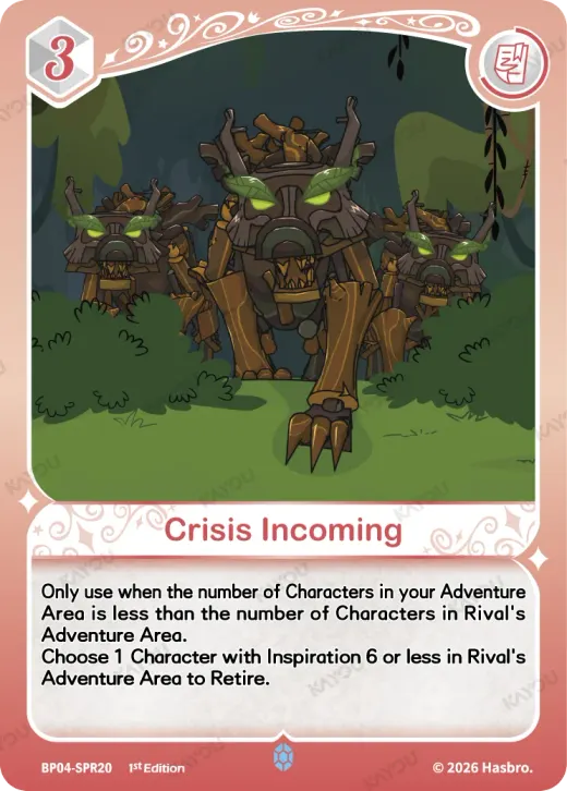 Crisis Incoming