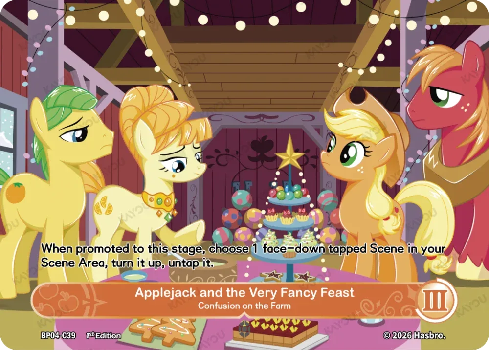 Applejack and the Very Fancy Feast-Confusion On the Farm