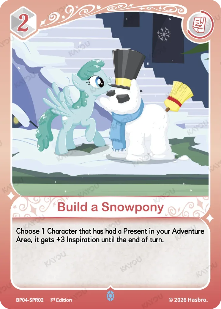 Build a Snowpony