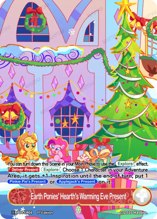 Earth Ponies' Hearth's Warming Eve Present