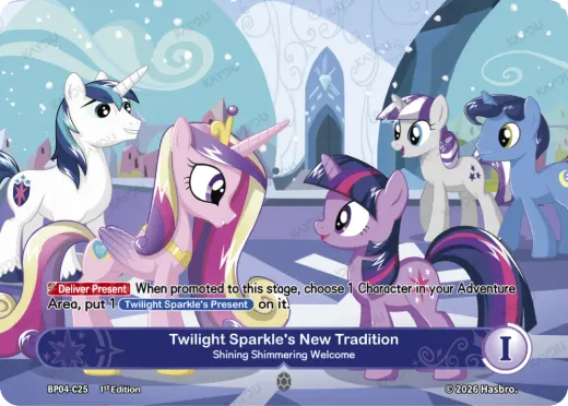 Twilight Sparkle’s New Tradition-Shining Shimmering Welcome