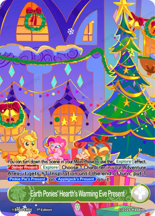 Earth Ponies' Hearth's Warming Eve Present