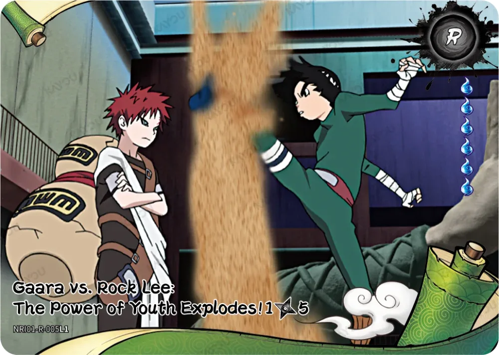 Gaara vs. Rock Lee: The Power of Youth Explodes! 1/5