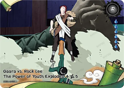 Gaara vs. Rock Lee: The Power of Youth Explodes! 4/5