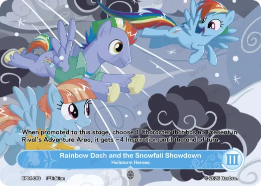 Rainbow Dash and the Snowfall Showdown-Hailstorm Heroes