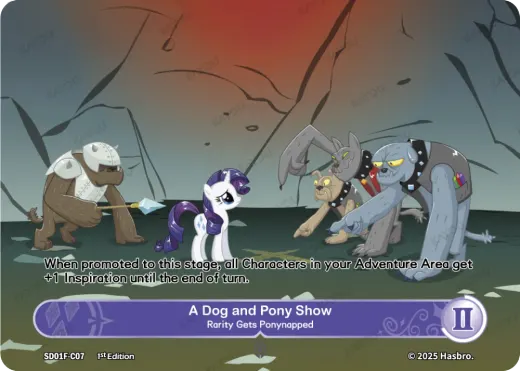 A Dog and Pony Show -- Rarity Gets Ponynapped