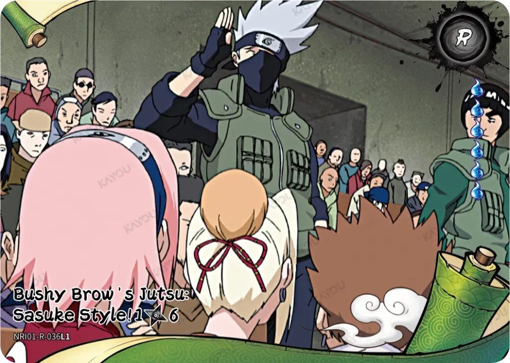 Bushy Brow's Jutsu: Sasuke Style! 1/6