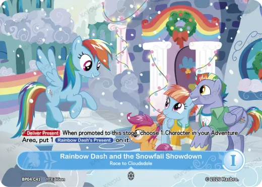 Rainbow Dash and the Snowfall Showdown-Race to Cloudsdale